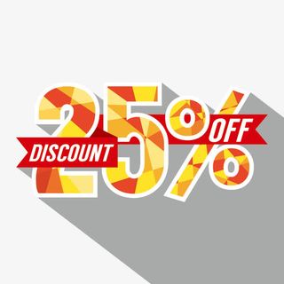 黄色促销标签免抠