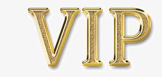 金色VIP字体免抠