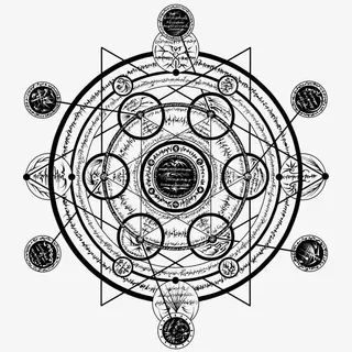 手绘魔法阵免抠