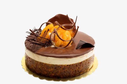 水果巧克力生日蛋糕实物免抠