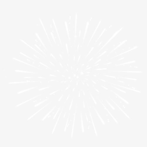 白色的烟花免抠装饰其他装饰图案元素