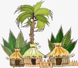 春天海报装饰免抠