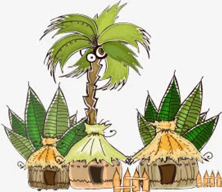 春天海报装饰免抠