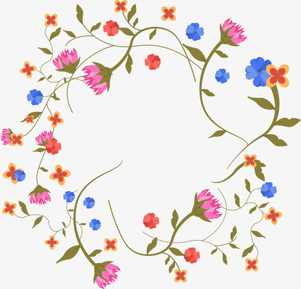 碎花花边免抠