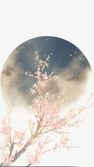 中国风梅花H5背景高清