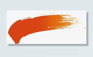 橘黄色笔刷免抠