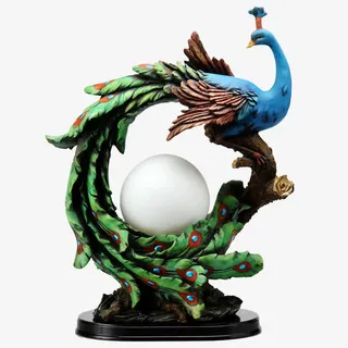 矢量孔雀摆件素材免抠