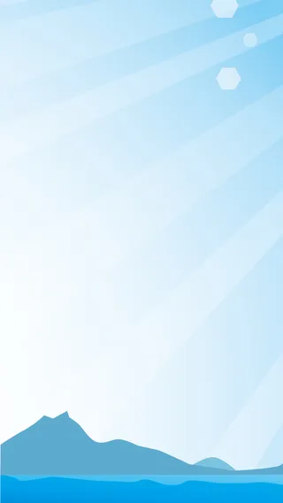 扁平蓝色H5背景高清