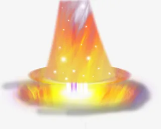 发光的火焰火环免抠