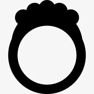 结婚戒指图标免抠