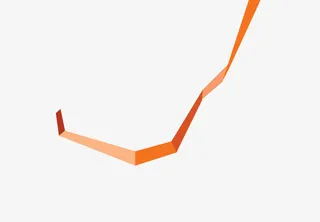 手绘渐变色彩条形免抠