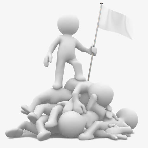 胜利的3D小人免抠