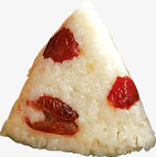 剥开的粽子红枣粽子端午节免抠