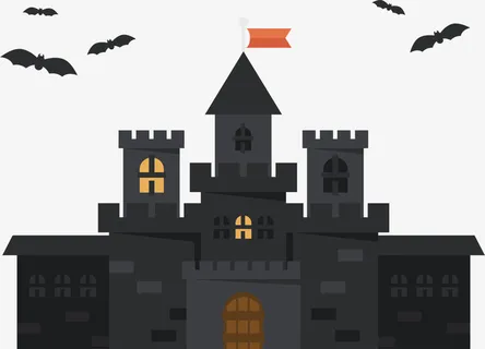 万圣节城堡免抠