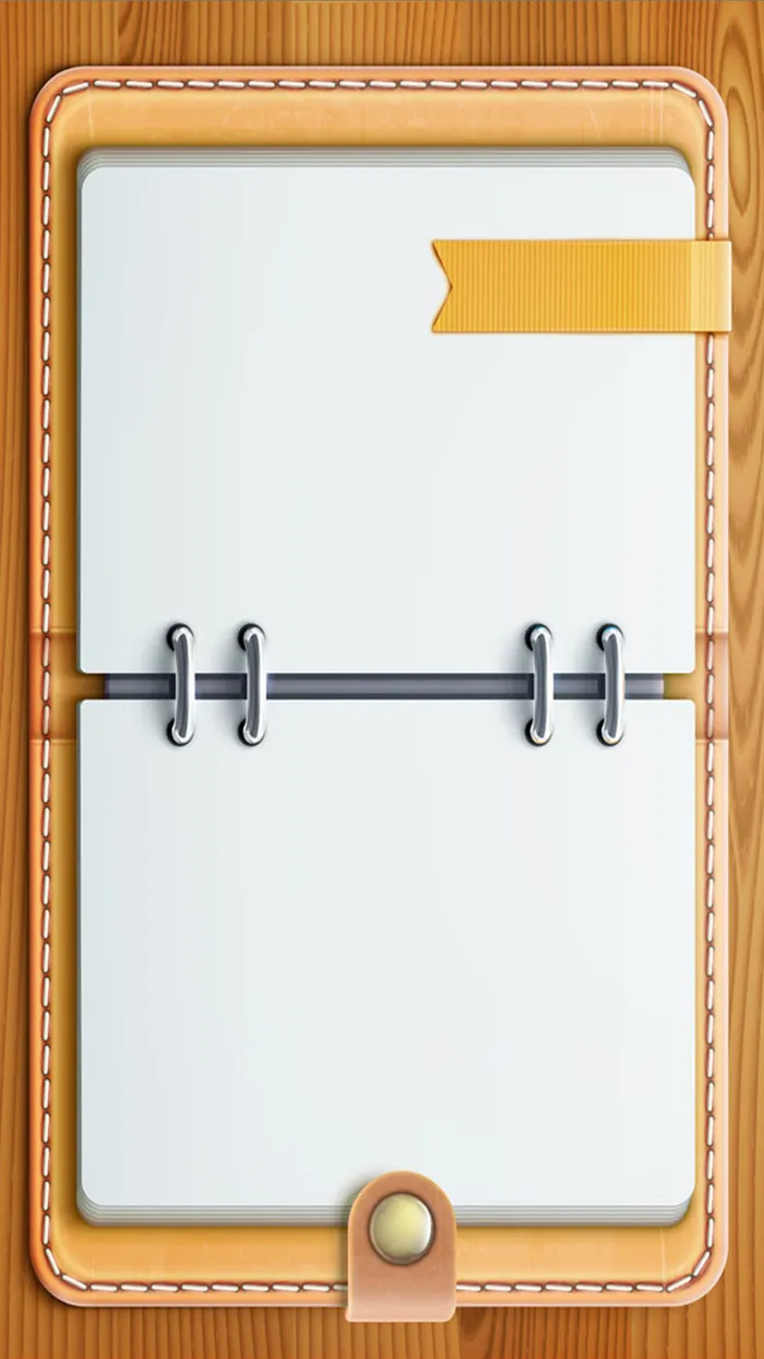 白色笔记本黄色H5背景高清