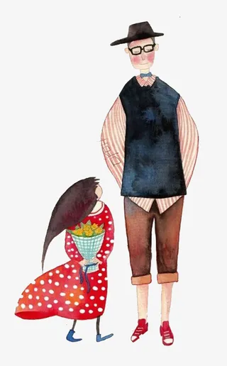 父亲和女儿免抠