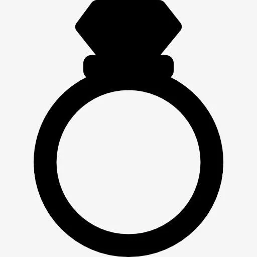 结婚戒指图标免抠