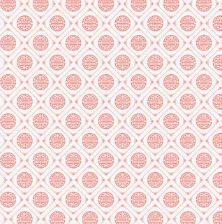 红色中国风花纹背景