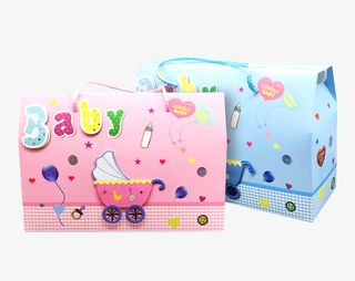 宝宝百岁礼盒素材免抠