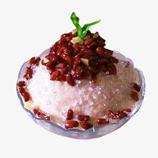 冰镇红豆冰沙免抠