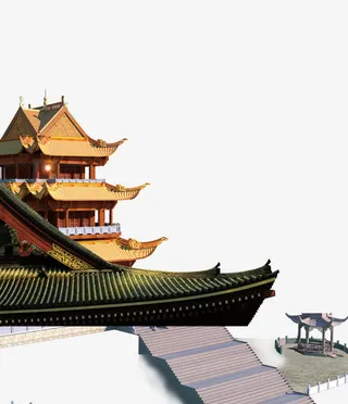 古风建筑免抠