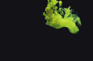 绿色创意水彩设计免抠