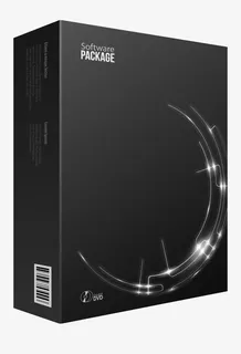 矢量黑色数码包装盒免抠