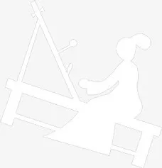 织女织布简笔画免抠
