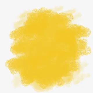 黄色毛绒笔刷免抠 黄色毛绒笔刷免抠