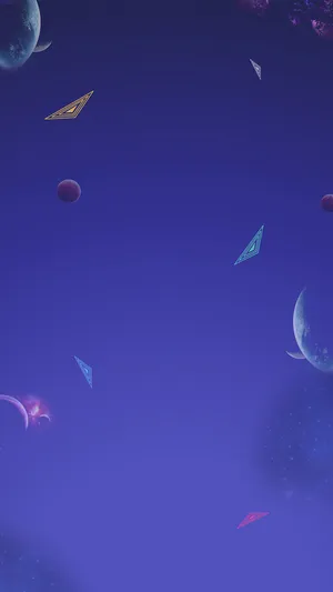 扁平几何背景图高清