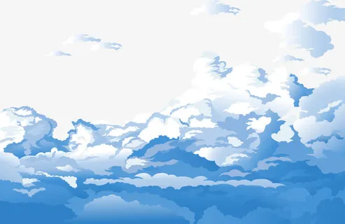 蓝天白云免抠