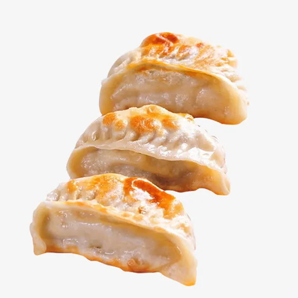 炸酥的锅贴素材免抠