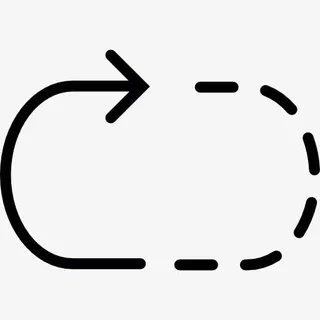 曲线箭头点图标免抠