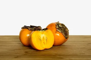 新鲜柿子特写免抠