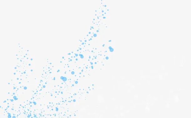 蓝色圆点漂浮免抠