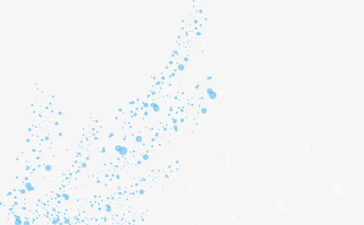 蓝色圆点漂浮免抠