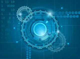 时尚圆环科技背景矢量素材高清