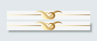 欧式花边角花底纹素材免抠