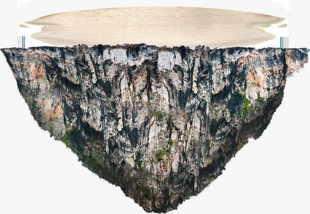 意境的悬浮山免抠