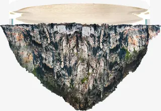 意境的悬浮山免抠