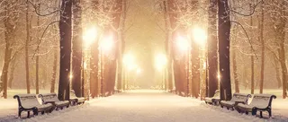 唯美夜灯座椅高清