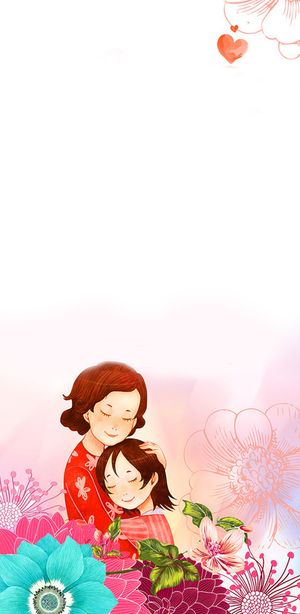 母亲节创意温馨海报背景图高清
