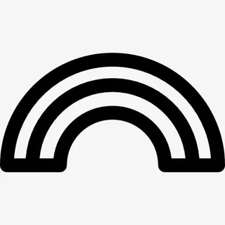 基本的彩虹图标免抠