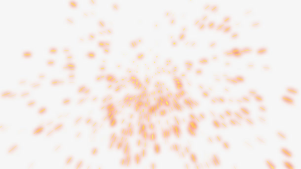 金色爆炸火星免抠