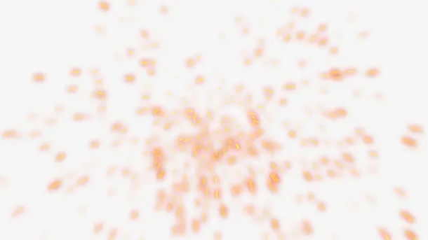 金色爆炸火星免抠