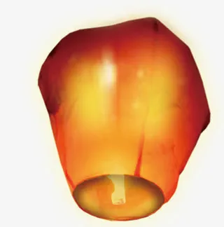 孔明灯飞舞免抠