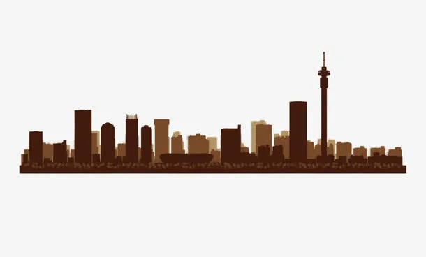 棕色建筑背景图