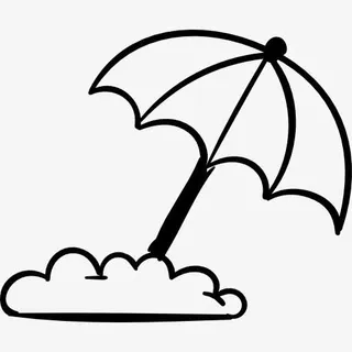 Sun Umbrella 图标免抠