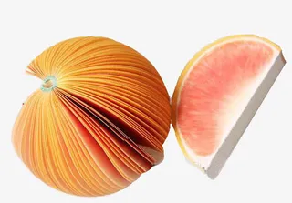 创意桔子片免抠