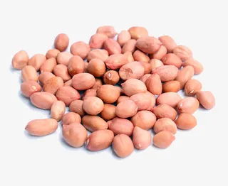 一堆浅红色的花生png免抠